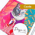 Cattastic - Kunstkaarten, set met 6 kaarten incl. envelop Art: 0157