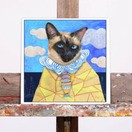 Cattastich - Art Cards,  (set of 6 pieces)