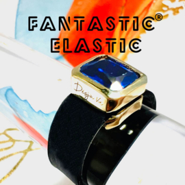 Fantastic Elastic ring - Blauw  Art: 0168