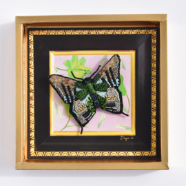 Broche 'Green Wings' Art: 0089