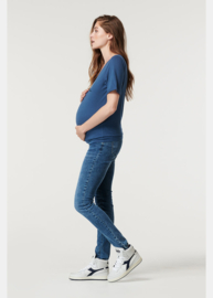 Supermom Jeans over the belly Skinny - Blue