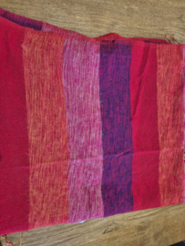 Omslagdoek rood/roze/oranje
