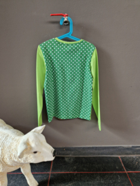 Shirt groene kikker, maat 140