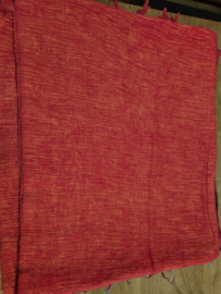 Omslagdoek rood/geel (5)