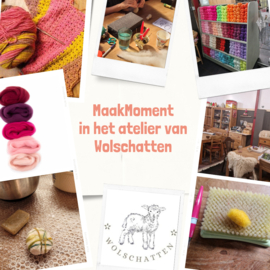 MaakMoment, iedere woensdagochtend van 10.00 tot 12.00 uur