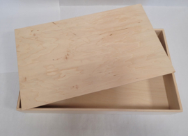 Alexander Toys | houten speelbak met deksel | groot