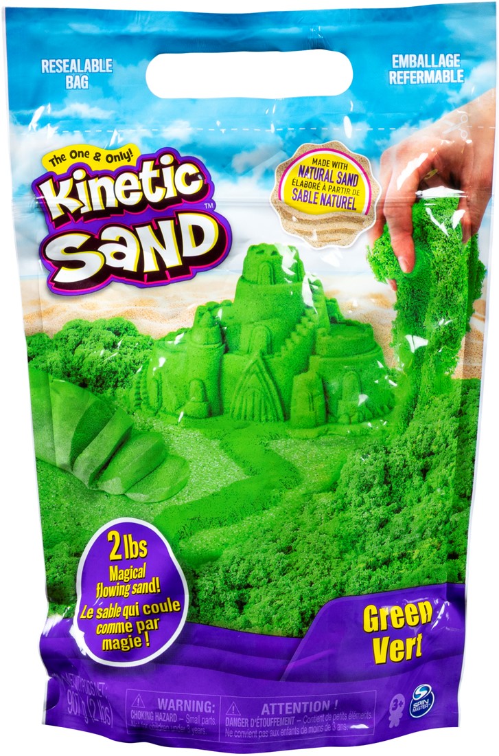 Kinetic Sand | groen | 907 gram in zak