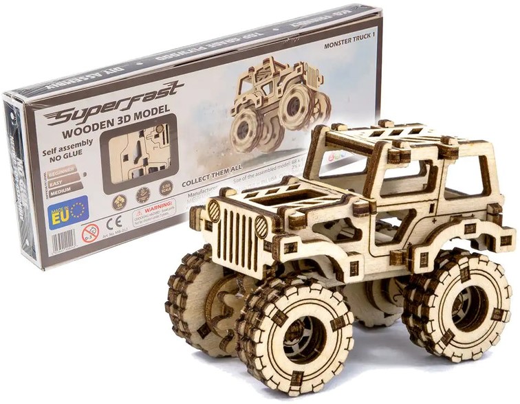 Wooden City | Monster Truck 1