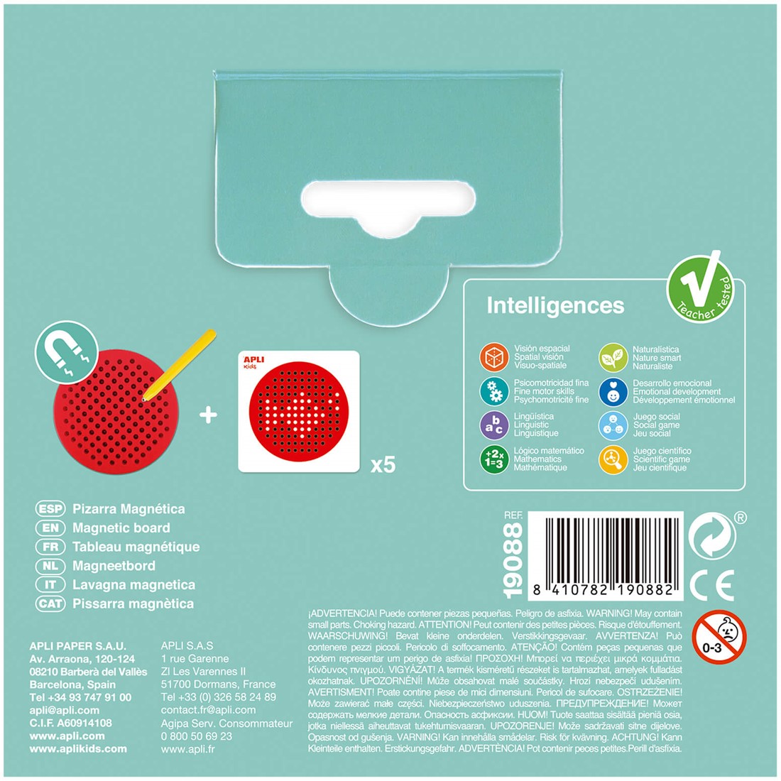 Apli Kids | Magneetbord rond mini