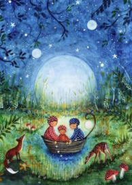 Bijdehansje | Mushroom Children | Postcard