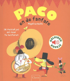 Uitgeverij Clavis | Paco en de fanfare (geluidenboekje)