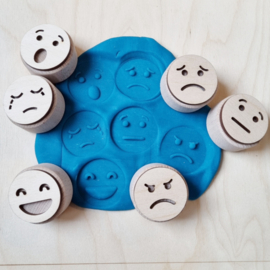 Kiddi | houten stempelset emoties