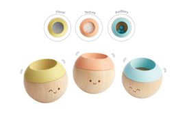 Plantoys | houten tuimelaar | pastelkleur