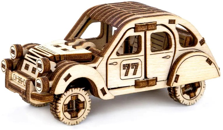 Wooden City  | Rally Car 2 | 104pcs