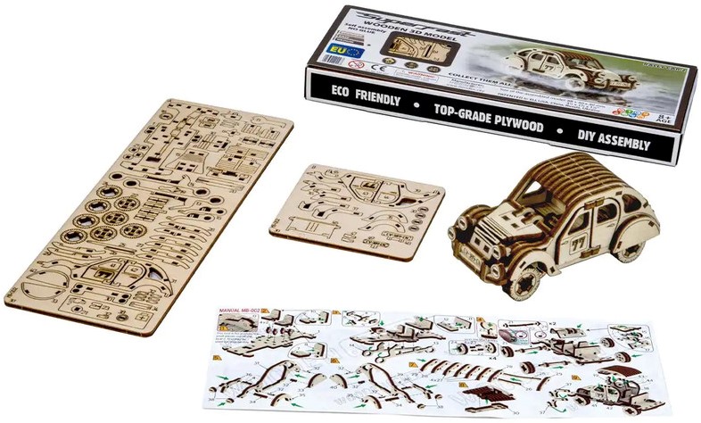 Wooden City  | Rally Car 2 | 104pcs