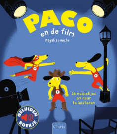 Uitgeverij Clavis | Paco en de film (geluidenboekje)