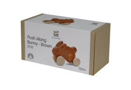 Plantoys | houten konijntje bruin