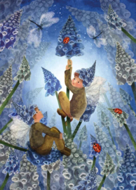 Bijdehansje | Ladybug Blues | Postcard