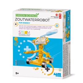 4M Kidzlabs | Zout water power robot | FR en NL versie