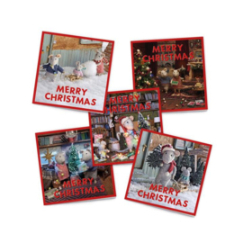 Het muizenhuis | Kerstkaarten set | 10 stuks