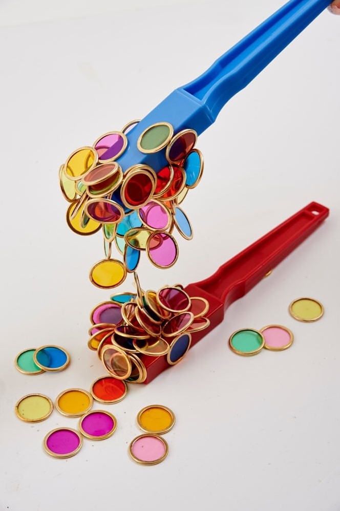 Shaw Magnets | Metalen telchips | 100 stuks