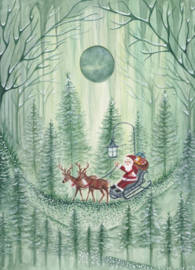 Bijdehansje | Santa | Postcard