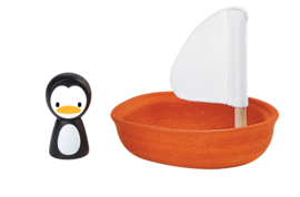 Plantoys | zeilboot pinguïn