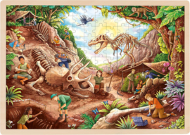 Goki | puzzel Opgraafsite Dinos | 192-delig