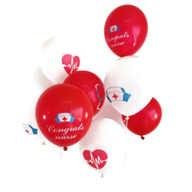 Feest Ballonnen - zorg medisch & verpleging 16 stuks