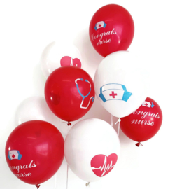 Feest Ballonnen - zorg medisch & verpleging 16 stuks