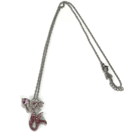 Ketting Meermin - Roze