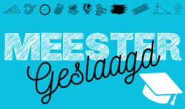 Vlag Meester geslaagd
