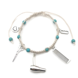 Armband knoop + bedels kapper