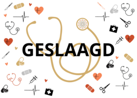 Kaart Geslaagd Zorgprofessional - Stethoscoop