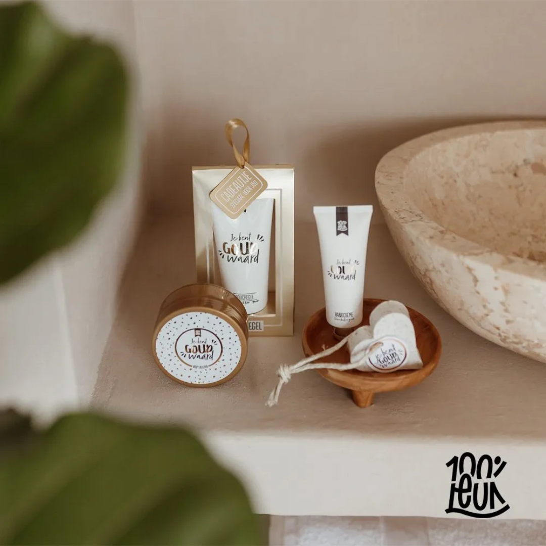 Handcrème - Jij bent Goud waard - 100%leuk