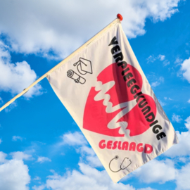 Vlag Verpleegkundige geslaagd