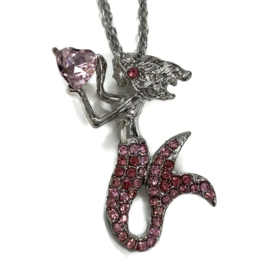 Ketting Meermin - Roze