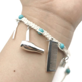 Armband knoop + bedels kapper
