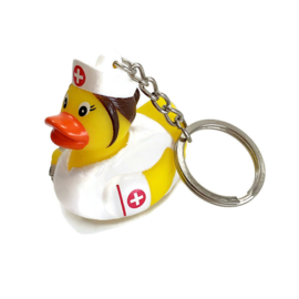 Zuster - Verpleegkundige -Badeend sleutelhanger - Nurse Duck