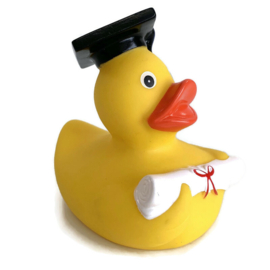 Badeend - Geslaagd pet  & diploma