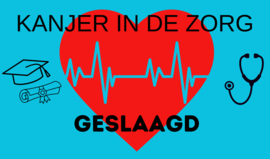 Vlag  geslaagd Zorgkanjer