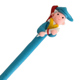 Geslaagd pen - heer - blauw