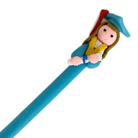 Geslaagd pen - dame - blauw