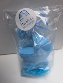 Hoera een broertje stoepkrijt traktatie