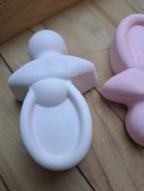 Hoera een broertje stoepkrijt traktatie
