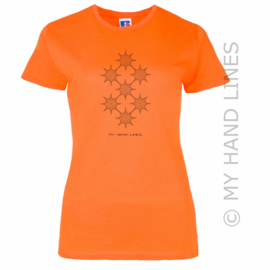 DAMES T-SHIRT 7 x 8 STER (Merk RUSSELL™)