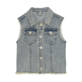 Denim sleeveless jacket DAILY7 medium denim (930137)