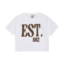 Cropped shirt IBJ bright white (970240)