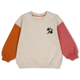 Oversized sweater STURDY Mountain top 71600666 offwhite melange