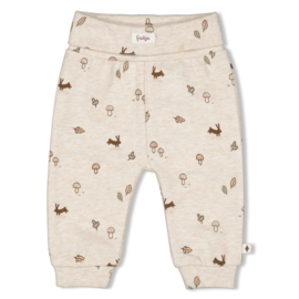 Broek Feetje little forest aop offwhite